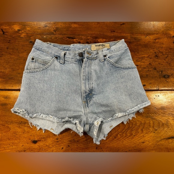 VINTAGE Wrangler - jean short - size 26 - Picture 1 of 3